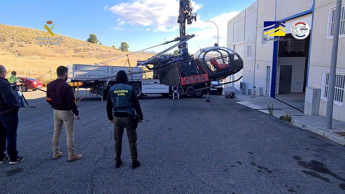 Spanish Police Dismantle Drug Trafficking Ring Using Helicopters