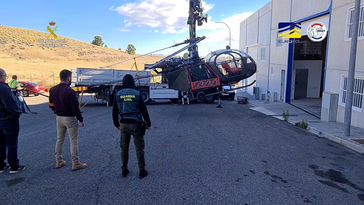 Spanish Police Dismantle Drug Trafficking Ring Using Helicopters