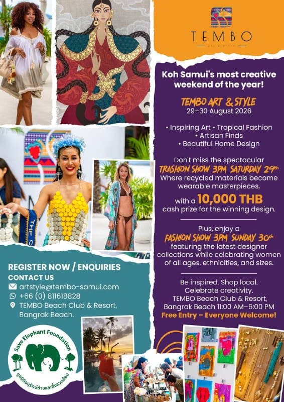 TEMBO Art & Style Weekend Showcasing Koh Samui Creativity