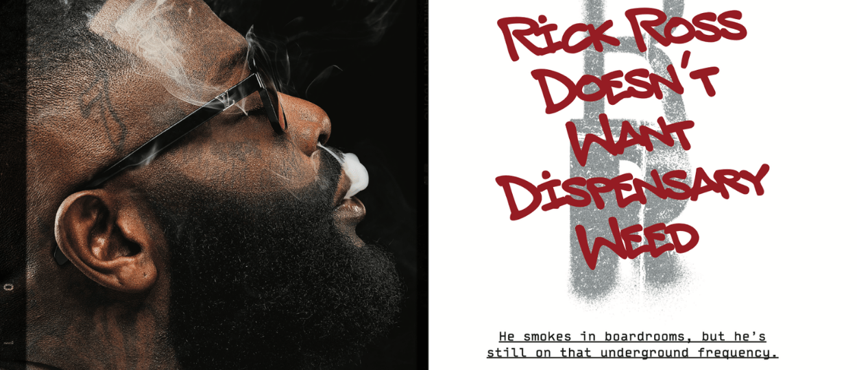 Rick Ross Rejects Dispensary Cannabis, Champions Black Market Quality